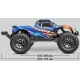 Traxxas Stampede 4X4 VXL HD zonder batterij en lader blauw