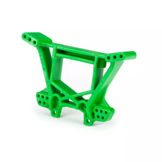 Shock tower, rear, extreme heavy duty, green (for use with #9080 upgrade kit)