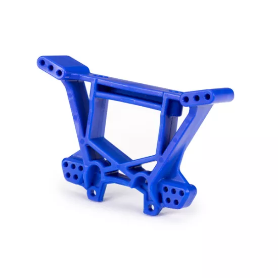 Shock tower, rear, extreme heavy duty, blue (for use with #9080 upgrade kit)