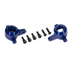 Blue Aluminum Steering Blocks (L&R)