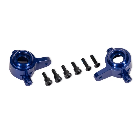 Blue Aluminum Steering Blocks (L&R)