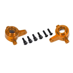 Orange Aluminum Steering Blocks (L&R)