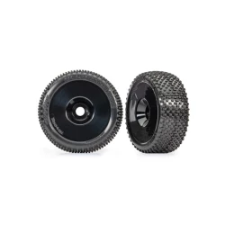 Tires & wheels, assembled, glued (black dished 3.0
