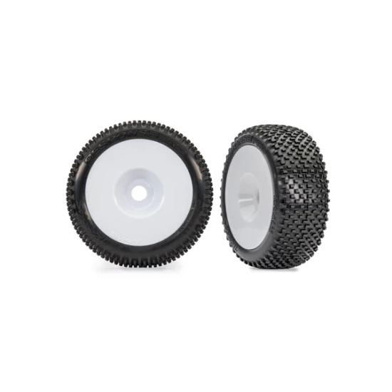Tires & wheels, assembled, glued (white dished 3.0