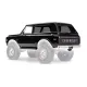 Body, Chevrolet Blazer (1969), complete (black) (includes grill, side mirrors, door handles, windshield wipers, front & rear bumpers, decals)