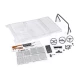 Interior, Chevrolet Blazer (1969 -1972) (clear, requires painting) (includes rollbar, gauge bezel, steering wheel and column, shifter, armrest, decals) (fits #9111 and 9112 bodies) (requires #9128 body cage for installation)