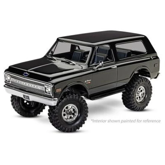 Interior, Chevrolet Blazer (1969 -1972) (clear, requires painting) (includes rollbar, gauge bezel, steering wheel and column, shifter, armrest, decals) (fits #9111 and 9112 bodies) (requires #9128 body cage for installation)