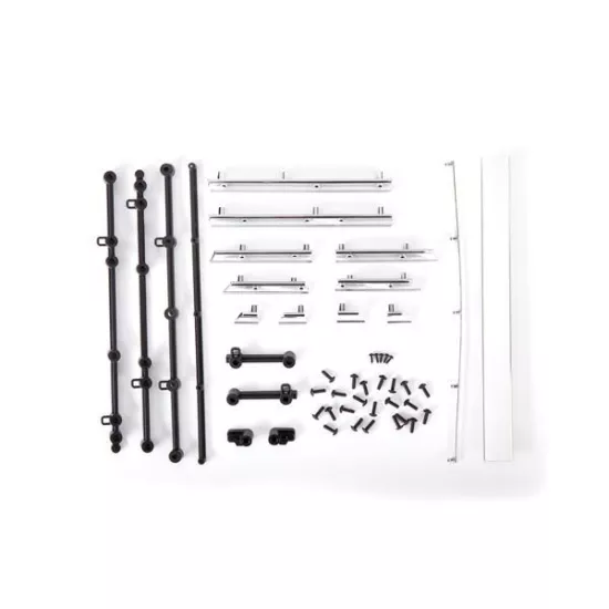 Side trim, Chevrolet Blazer (1972), left & right/ rear trim, upper & lower/ retainers, left, right & rear/ 2.6x8 BCS (23)/ 1.6x5 BCS (self-tapping) (5) (fits #9111 body)