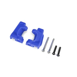 Caster blocks (c-hubs), extreme heavy duty, blue (left & right)/ 3x26mm hinge pins (2)/ 3x15mm BCS (2) (for use with #9182 upgrade kit)
