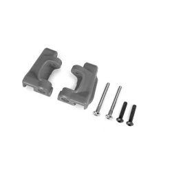 Caster blocks (c-hubs), extreme heavy duty, gray (left & right)/ 3x26mm hinge pins (2)/ 3x15mm BCS (2) (for use with #9182 upgrade kit)