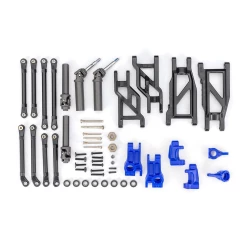 Outer Driveline & Suspension Upgrade Kit, extreme heavy duty, blue (fits Rustler  2WD or Stampede  2WD)