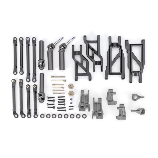 Outer Driveline & Suspension Upgrade Kit, extreme heavy duty, gray (fits Rustler  2WD or Stampede  2WD)