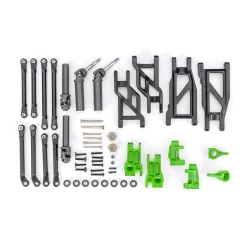 Outer Driveline & Suspension Upgrade Kit, extreme heavy duty, green (fits Rustler  2WD or Stampede  2WD)