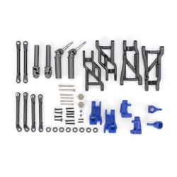 Outer Driveline & Suspension Upgrade Kit, extreme heavy duty, blue (fits Slash  2WD)