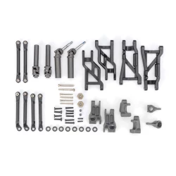 Outer Driveline & Suspension Upgrade Kit, extreme heavy duty, gray (fits Slash  2WD)