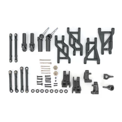 Outer Driveline & Suspension Upgrade Kit, extreme heavy duty, black (fits Bandit  or Drag Slash )