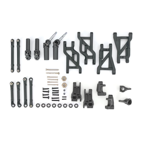 Outer Driveline & Suspension Upgrade Kit, extreme heavy duty, black (fits Bandit  or Drag Slash )