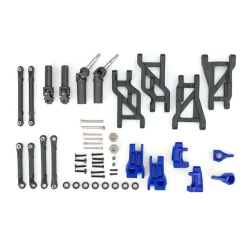 Outer Driveline & Suspension Upgrade Kit, extreme heavy duty, blue (fits Bandit  or Drag Slash )