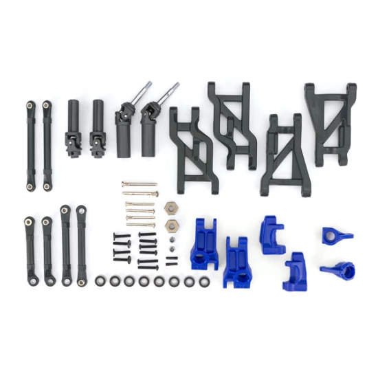 Outer Driveline & Suspension Upgrade Kit, extreme heavy duty, blue (fits Bandit  or Drag Slash )