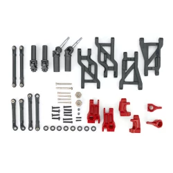 Outer Driveline & Suspension Upgrade Kit, extreme heavy duty, red (fits Bandit  or Drag Slash )