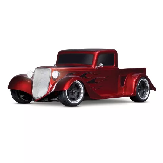 Traxxas Hot Rod Truck 1op10 Scale AWD 4-Tec 3.0 rood