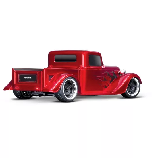 Traxxas Hot Rod Truck 1op10 Scale AWD 4-Tec 3.0 rood