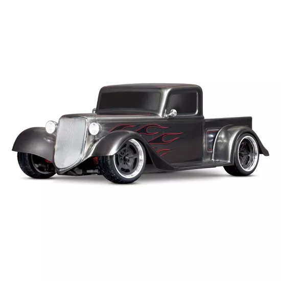 Traxxas Hot Rod Truck 1op10 Scale AWD 4-Tec 3.0 zilver