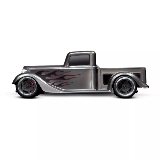 Traxxas Hot Rod Truck 1op10 Scale AWD 4-Tec 3.0 zilver