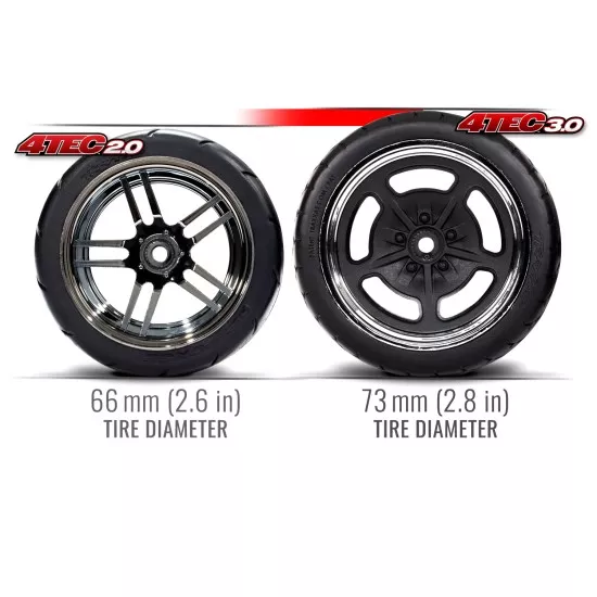 Traxxas Hot Rod Coupe 1op10 Scale AWD 4-Tec 3.0 rood