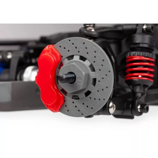 Traxxas Hot Rod Coupe 1op10 Scale AWD 4-Tec 3.0 rood