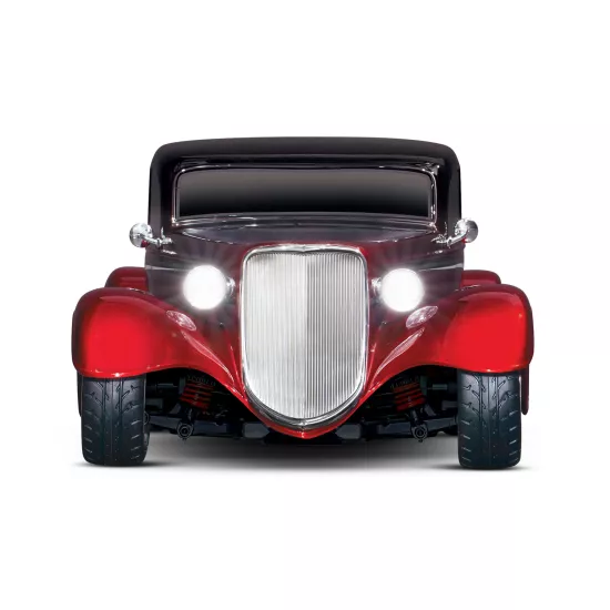 Traxxas Hot Rod Coupe 1op10 Scale AWD 4-Tec 3.0 rood