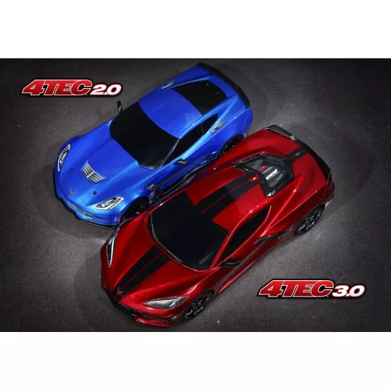 Traxxas Chevrolet Stingray 1/10 Scale Awd Supercar 4Tec 3.0 Blue