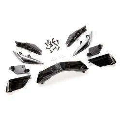 Grille, Chevrolet Corvette Stingray/ grille mount (3)/ headlight housing (2)/ lens (2)/ headlight mount (2)/ 2.6x6mm BCS (4)/ 2.6x8mm BCS (8)