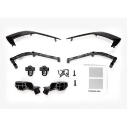 Mirrors, side (left & right)/ mounts (left & right)/ trim, side (left & right)/ trim mounts (left & right)/ 2.6x8mm BCS (2)/ 1.6x7mm BCS (8)