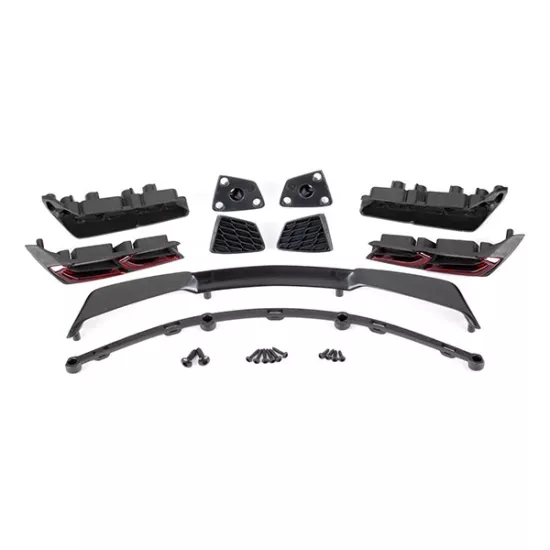 Tail lights (2)/ tail light mounts (2)/ wing/ wing mount/ vent, rear (2)/ vent mount, rear (2)/ 2.6x8mm BCS (2)/ 1.6x5mm BCS (4)/ 1.6x7mm BCS (6)