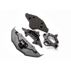 Bumper, front/ bumper mount/ splitter/ bumper foam