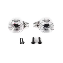 Headlight housings (left & right)/ headlight lens (2)/ 2.6x8 BCS (2)/ 1.6x7 BCS (self-tapping) (2) (fits #9333 or 9335 body)
