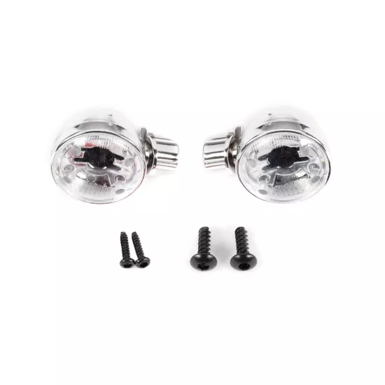 Headlight housings (left & right)/ headlight lens (2)/ 2.6x8 BCS (2)/ 1.6x7 BCS (self-tapping) (2) (fits #9333 or 9335 body)