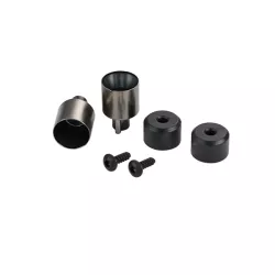Exhaust tips (2)/ exhaust tips mount (2)/ 2.6x8mm BCS (2)