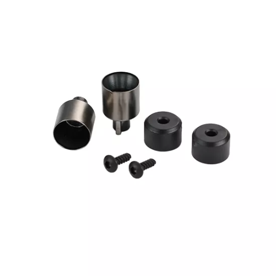Exhaust tips (2)/ exhaust tips mount (2)/ 2.6x8mm BCS (2)