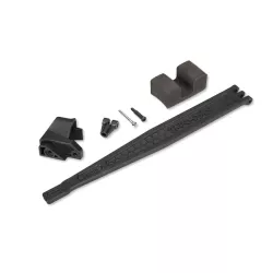 Battery hold-down/ battery clip/ hold-down post/ foam spacer/ screw pin (fits #9345 chassis)