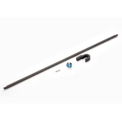 Driveshaft, center, steel (266mm)/ pin/ support, center driveshaft/ 5x11x4 bearing