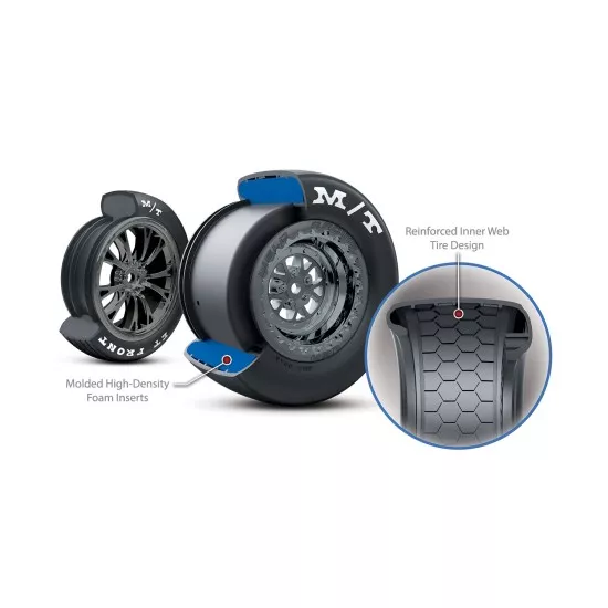 Traxxas Drag Slash 2WD TQi TSM (zonder batterij en lader), Paars
