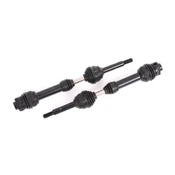 Driveshafts, rear, steel-spline constant-velocity (complete assembly) (2)