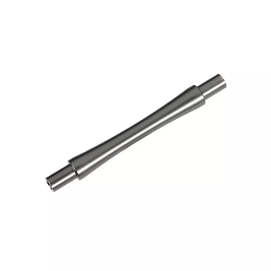 Axle, wheelie bar, charcoal gray (aluminum)
