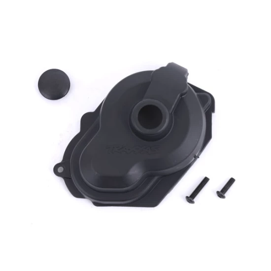 Cover, gear/ rubber gear cover plug/ 3x10mm BCS (1)/ 3x14mm BCS (1)