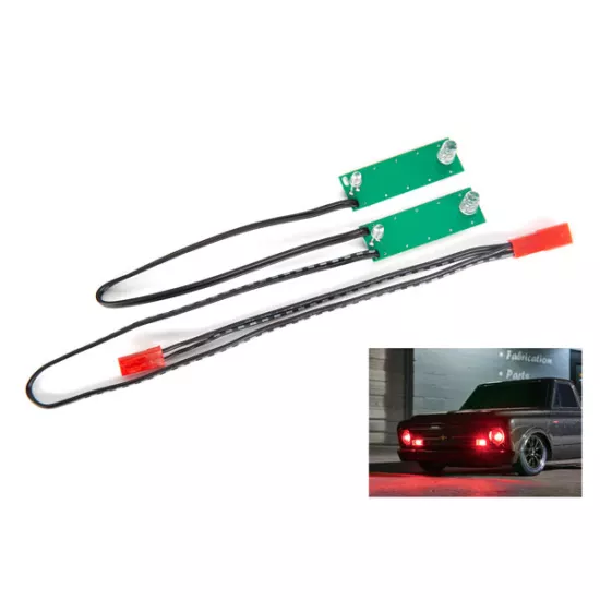 LED light set, front, complete (red) (includes light harness, power harness, zip ties (9))