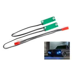 LED light set, front, complete (blue) (includes light harness, power harness, zip ties (9))