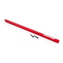 Chassis brace (T-Bar), 6061-T6 aluminum (red-anodized)/ 3x16 SS (2)