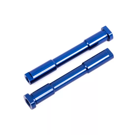 Bellcrank posts, steering (aluminum, blue-anodized)